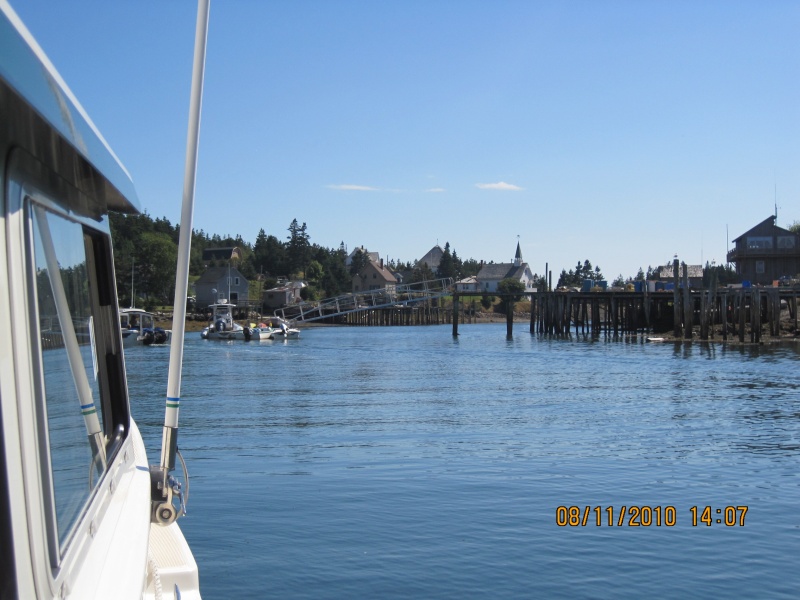 Frenchboro Harbor. long Island, on a perfect day.
