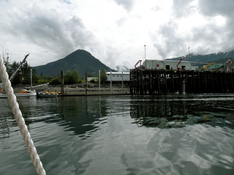 Fuel dock (gasoline) at cannery