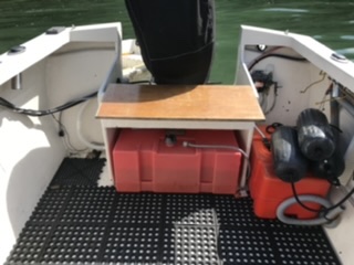 Fuel tanks and floor mat