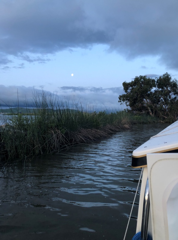 Full moon at the Duck Club