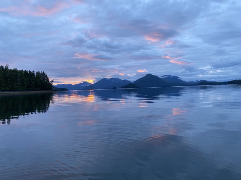 Gambier Bay anchorage