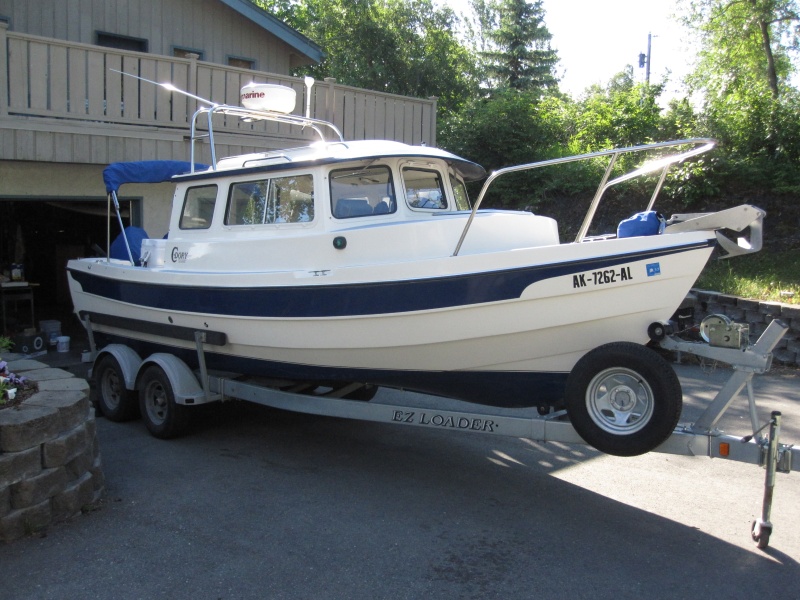 Getting ready to head out on our maiden voyage