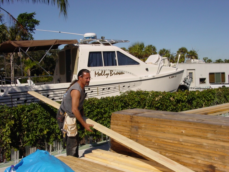 Getting started,new home for Molly, first board off the pile.