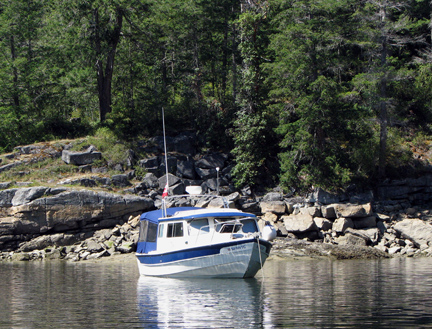 Getting to the back of the cove