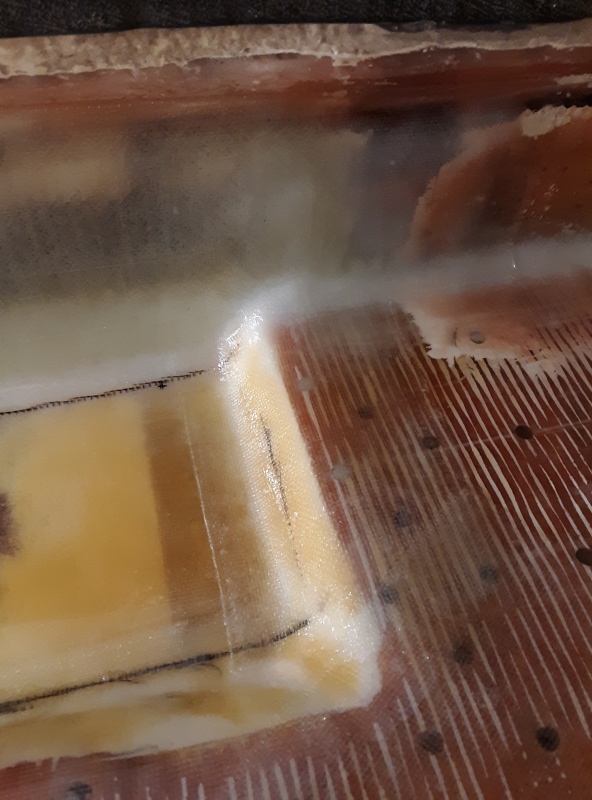 glassed over, 2 layers of 6oz 4" tape on all the seams and bottom
