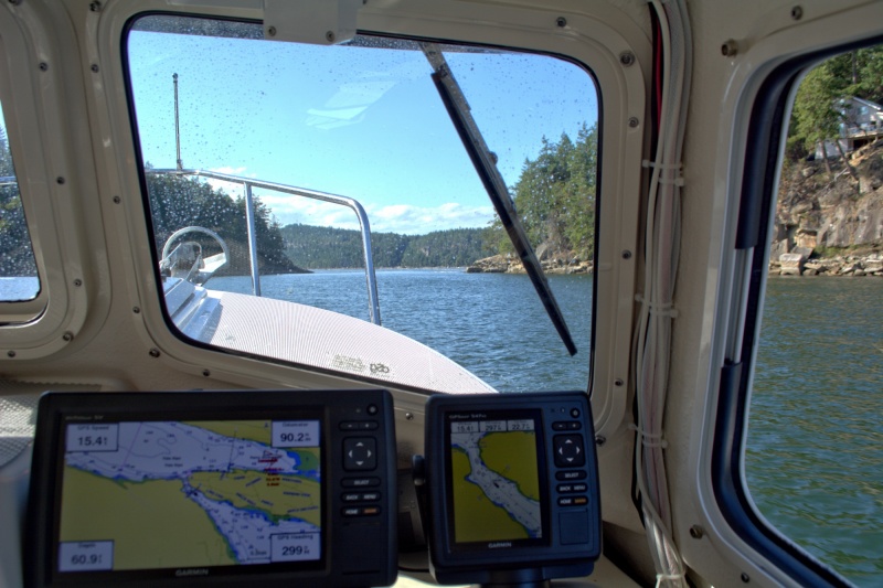 Going through Dodd Narrows