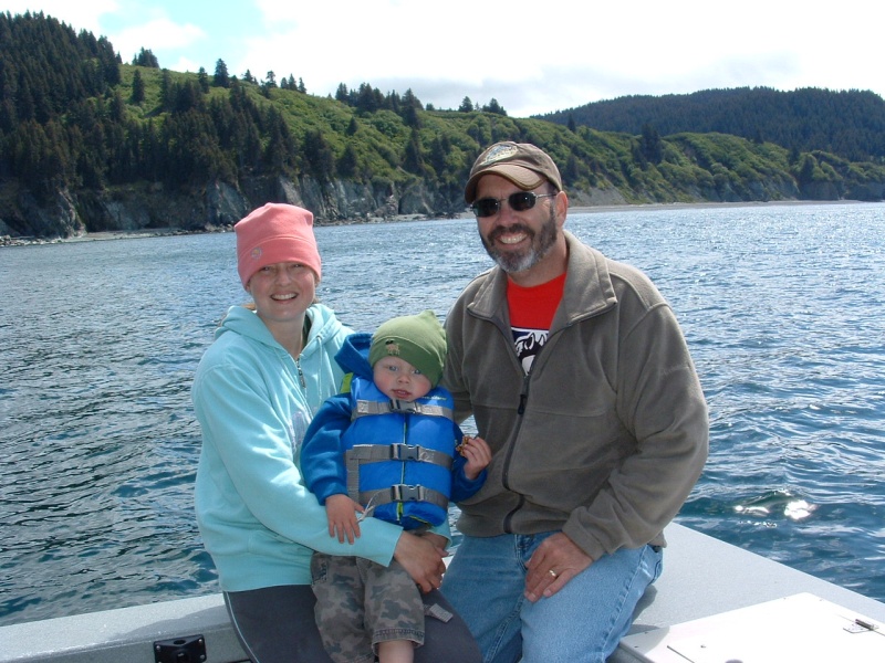 Grandpa's new fishing partner!