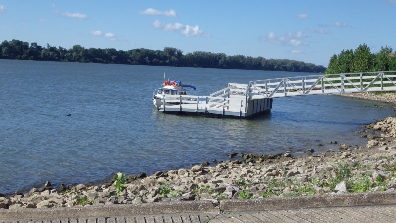 Grandview Indiana town Dock.  The Abe Lincoln family came to Indiana here.