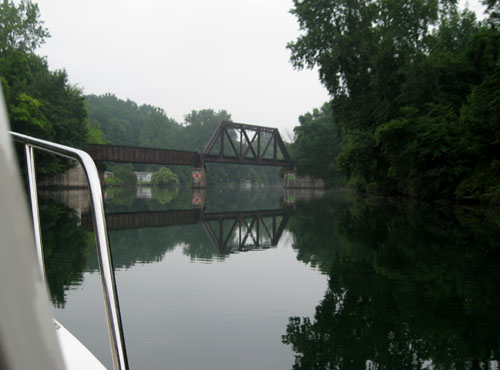 Gray day on the Erie Canal