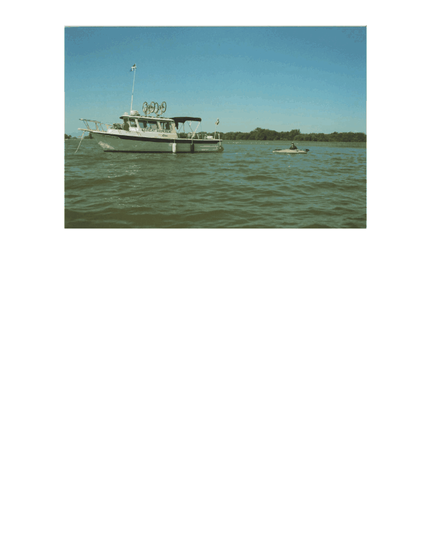 Great Republic Anchored in St Lawrence River off Sorel, PQ