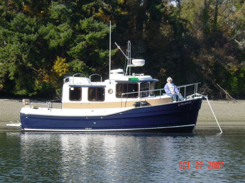 Harbor Ranger anchored at Eagle Island in Washington\'s South Puget Sound