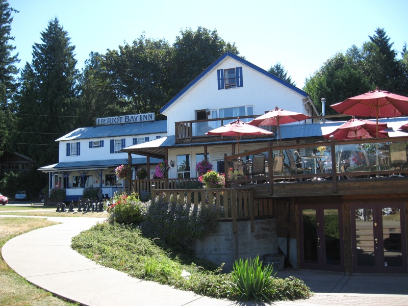 HBI.    Heriot Bay Inn on Quadra Island.  Over 100 years old