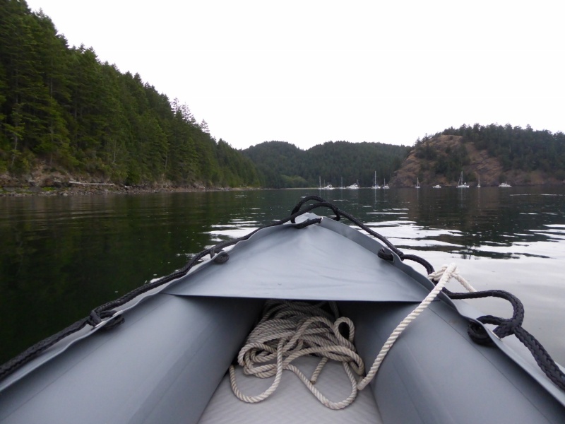 Heading back to Eagle Harbor after an evening Kaboat trip.