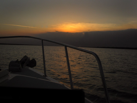 Heading into the sunset