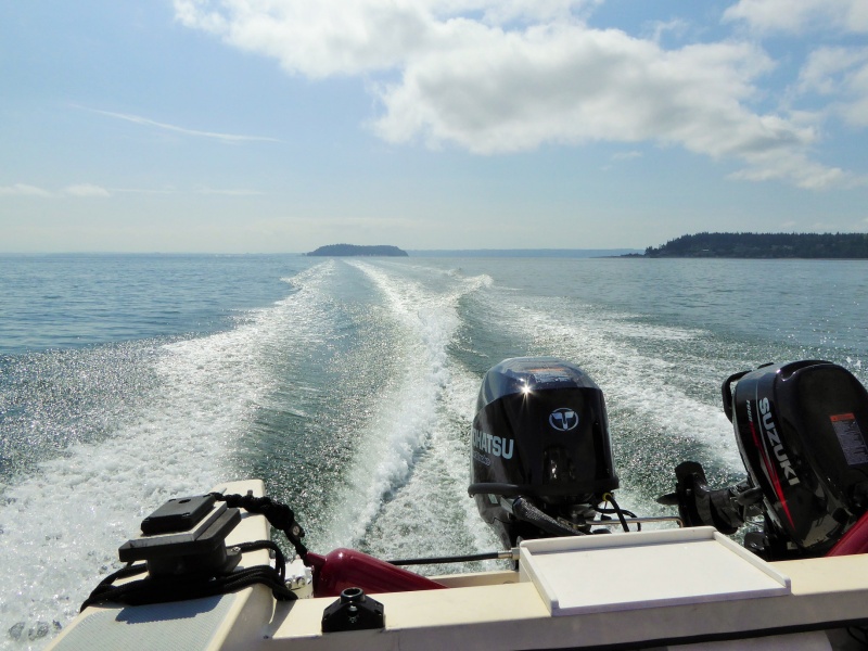Heading North up Saratoga Passage, May 30, 2015