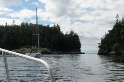 Heading out of Gorge Harbour