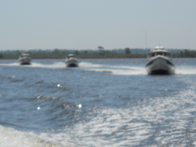 Heading up the North River