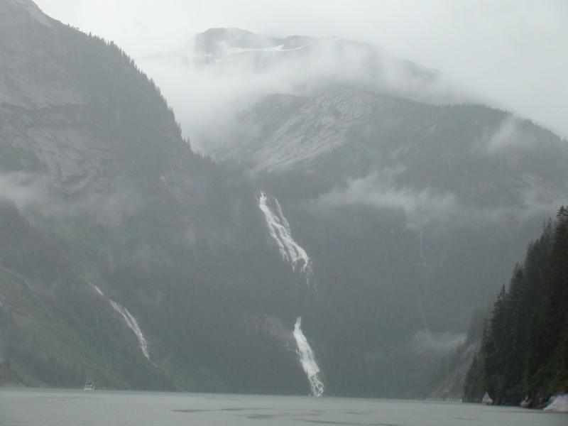 heavy rain making for even larger waterfalls, fords terror