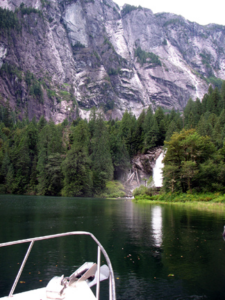 Here\'s our view of Chatterbox Falls - GORGEOUS!!