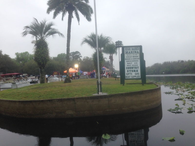 High Banks Marina was the site of this year\'s Swamp Half Marathon.