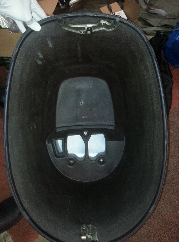 honda engine hood before