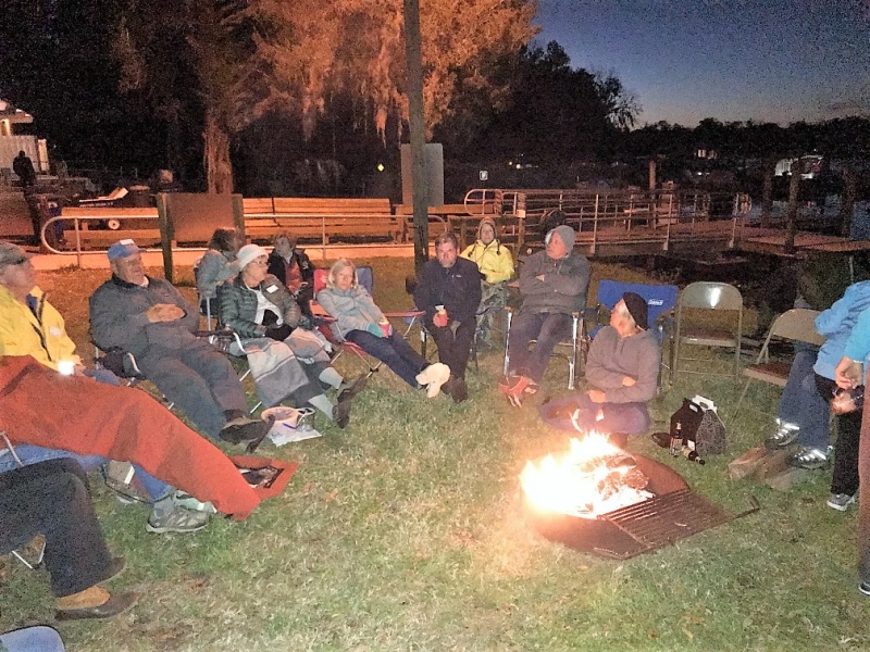 Hontoon Camp Fire
