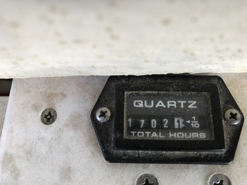 Hour meter.
