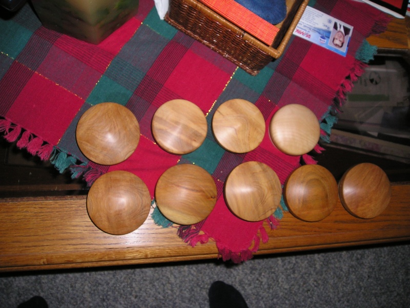 Hubs turned from Madrone
