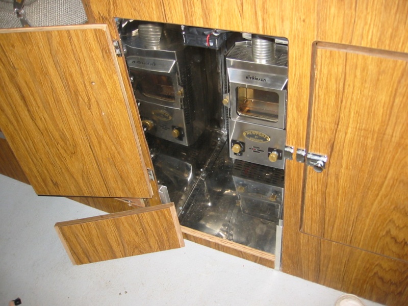 I didn't want the heater taking up space on the counter. The lower location does a good job of getting the heat down onto the floor.(Rock-C)