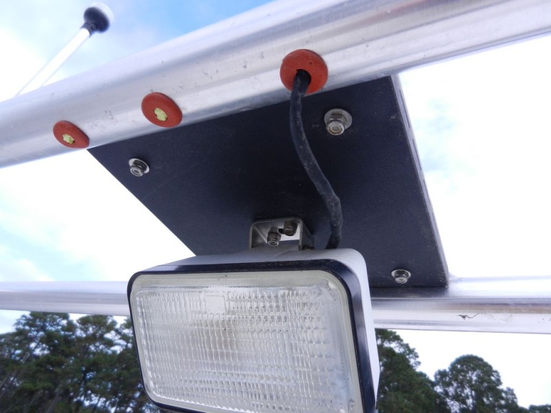 I drilled lots of holes, put in grommets, and rand strings for what I didn't want to hook up yet.