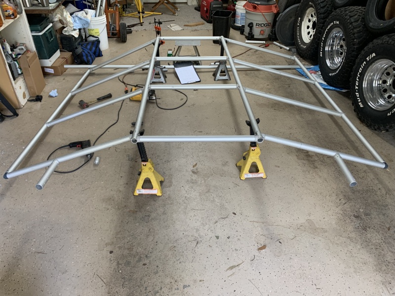 I had a bunch of pipe and connectors left over from a staging we did years ago, so....