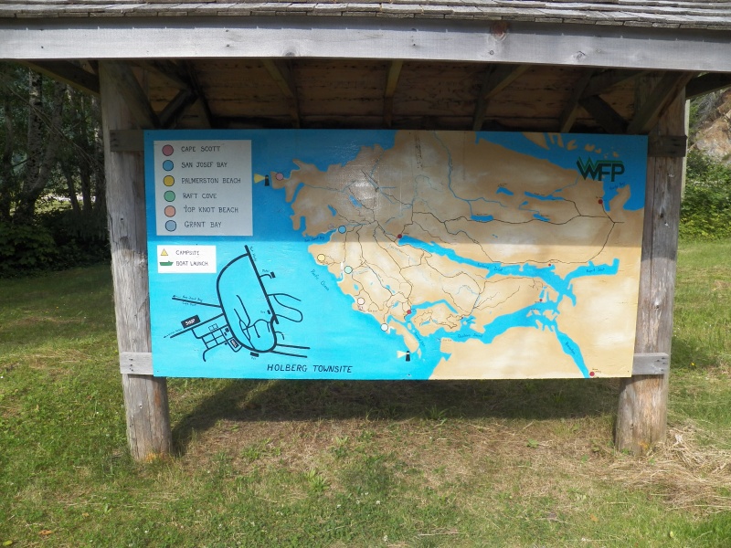 I like this map.  No "you are here" indicated.  No "north" indicated.  After walking around "town" and seeing where the shop and pub were located, you could then come back to the map and it made more sense.