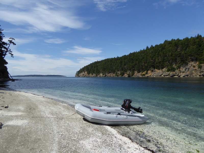I love dinghy excursions in the San Juans.  This stop on Little Sucia, after running over to check the buoy situation in Fossil Bay.