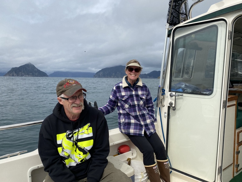 I'm living the dream, I believe she's telling me I need to learn to eat crow with my Halibut.