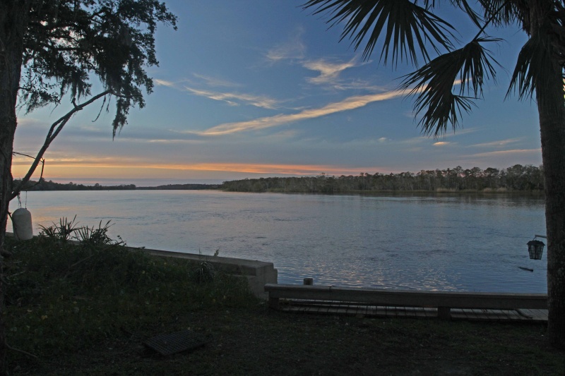 IMG 0174 sunset over the river