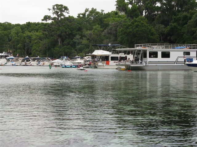 IMG 0209  Silver Glen Springs in SW corner of Lake George on Thursday morning of Memorial Day weekend.  I was told there would be 300 boats in the springs by Friday night.