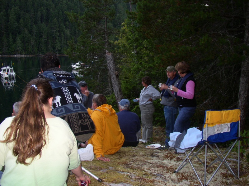 Impromtu Prideaux Haven potluck.