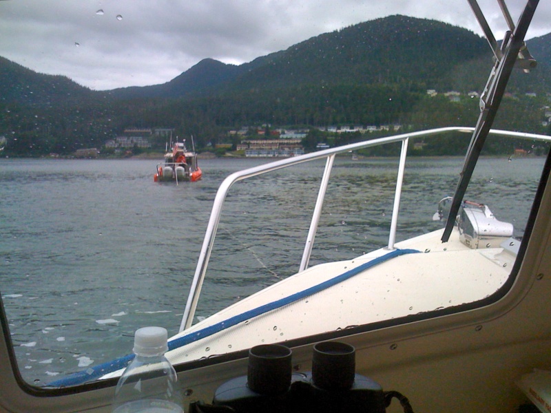 In tow with 25 ft safeboat