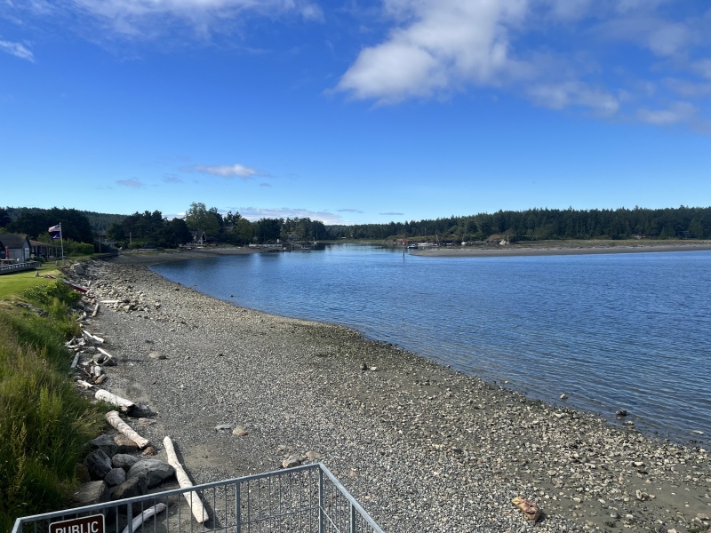 Inlet to Fisherman Bay at Lopez Island