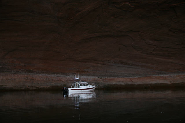 Inside the water cave