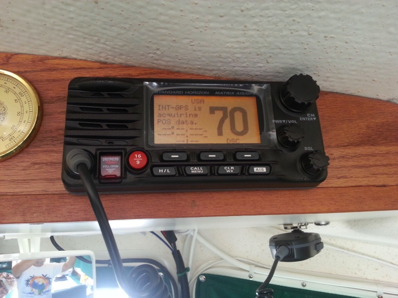 Installation of my new Standard Horizon AIS Radio