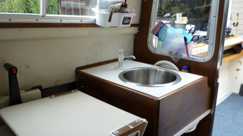 installed a sink in the pearl