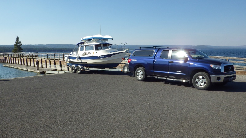 Into Yellowstone Lake