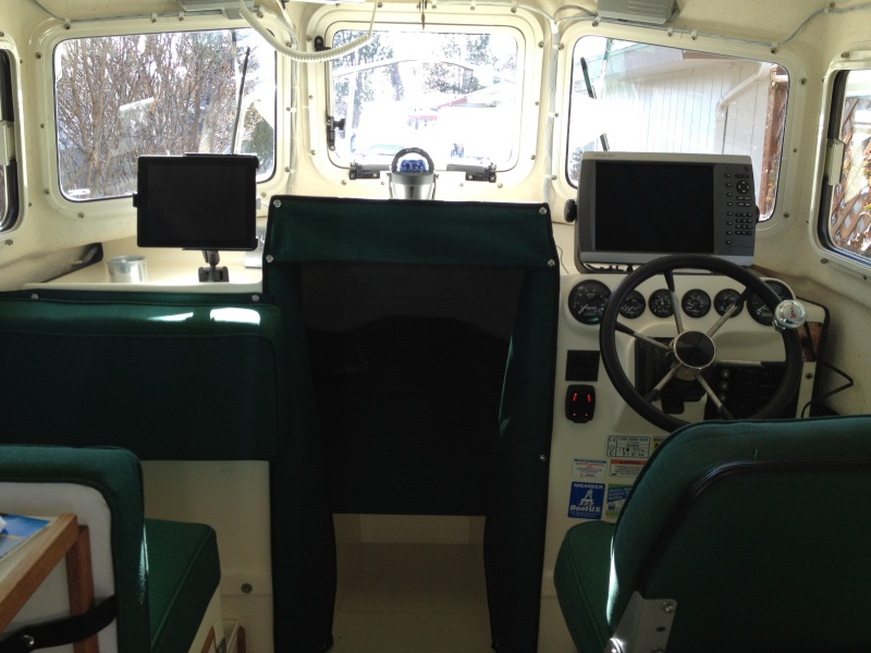 Ipad 2 located on the first mates side