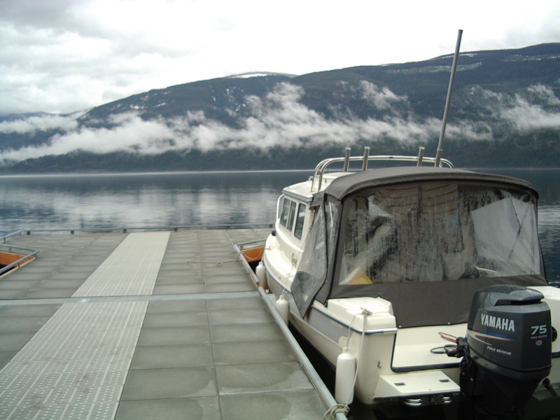 J) Easter Monday morning at Cinnemousun Narrows, Shuswap Lk