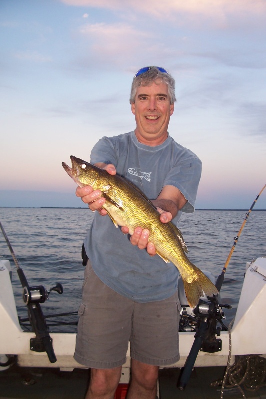 John and a Walleye 21\"