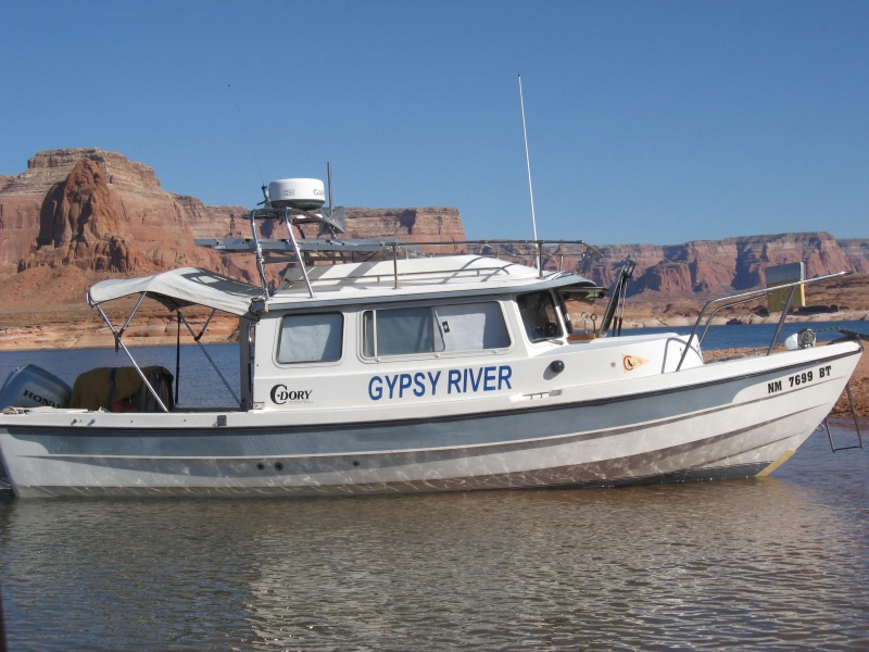 Jon on Gypsy River on Lake Powell