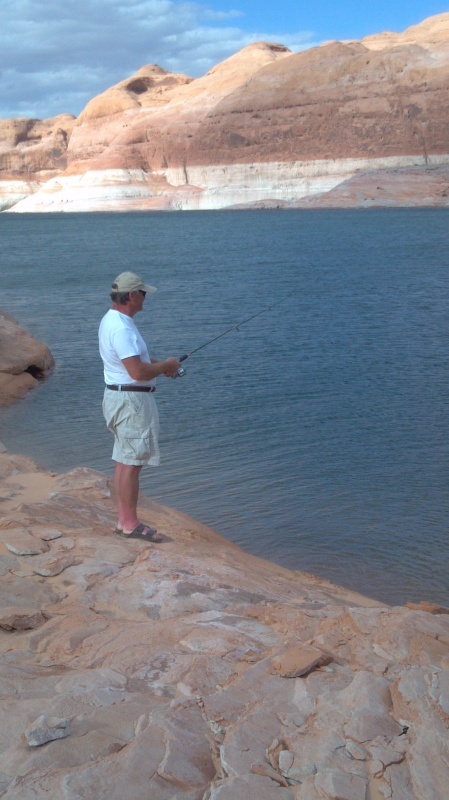 Just about to catch the big one at Oak Canyon...