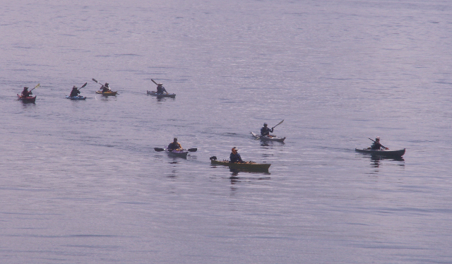 Kayakers at James Island 6-28-09