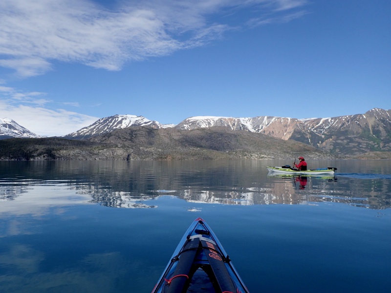 Kayaking Atlin Lake